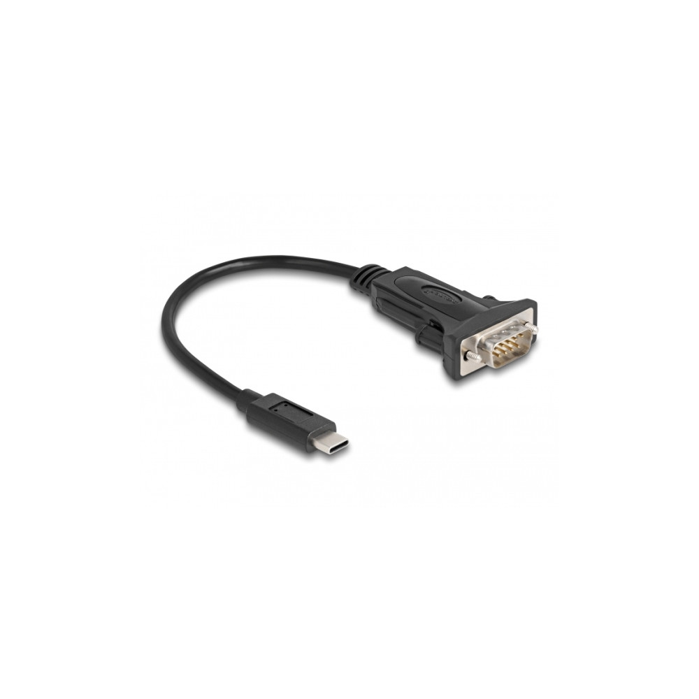 Produktbild för Delock - seriell adapter - USB-C 3.1 Gen 1 / Thunderbolt 3 - RS-232 x 1