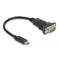 Produktbild för Delock - seriell adapter - USB-C 3.1 Gen 1 / Thunderbolt 3 - RS-232 x 1