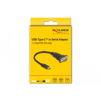 Produktbild för Delock - seriell adapter - USB-C 3.1 Gen 1 / Thunderbolt 3 - RS-232 x 1