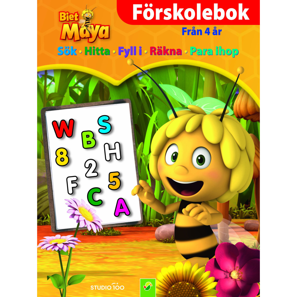 Produktbild för Biet Maya : sök, hitta, fyll i, räkna och para ihop (häftad)