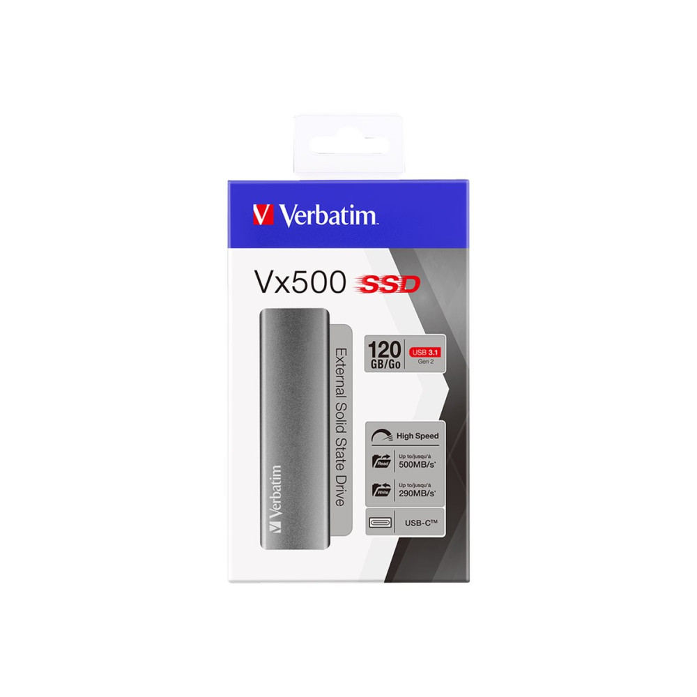 Produktbild för Verbatim Vx500 - SSD - 480 GB - USB 3.1 Gen 2