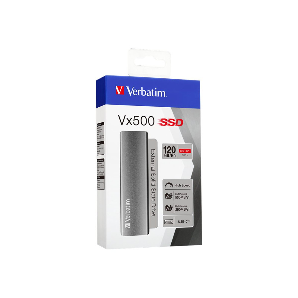 Produktbild för Verbatim Vx500 - SSD - 480 GB - USB 3.1 Gen 2