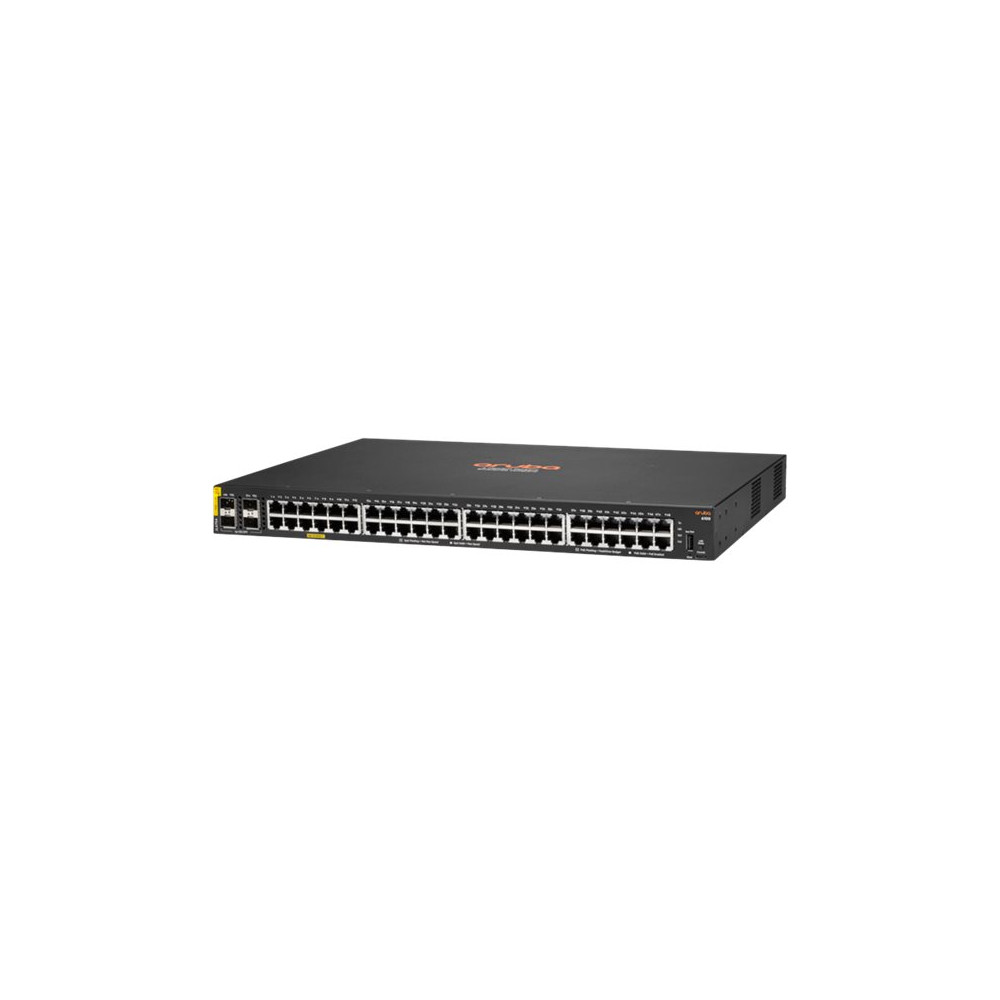 Produktbild för HPE Aruba 6100 48G Class4 PoE 4SFP+ 370W Switch - switch - 52 portar - Administrerad - rackmonterbar