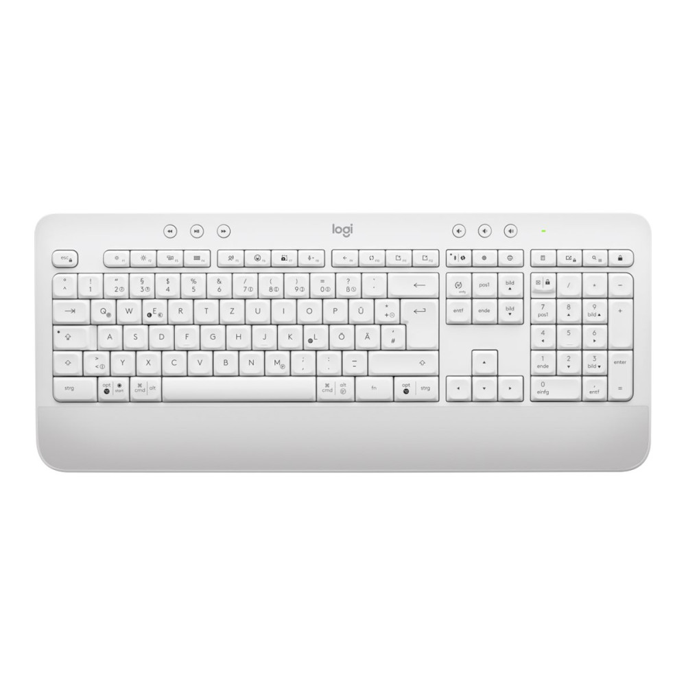 Produktbild för Logitech Signature MK650 Combo for Business - sats med tangentbord och mus - QWERTZ - tysk - offwhite Inmatningsenhet
