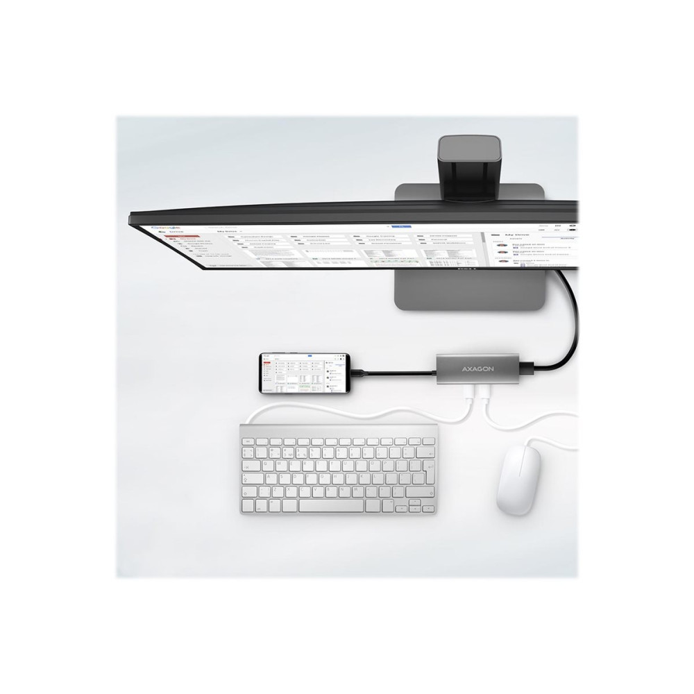 Produktbild för AXAGON HMC-5G2 SPEEDSTER 5H - dockningsstation - USB-C 3.2 Gen 2 / Thunderbolt 3 - HDMI