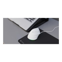 Produktbild för Natec CRAKE 2 PRO - vertikal mus - USB - vit