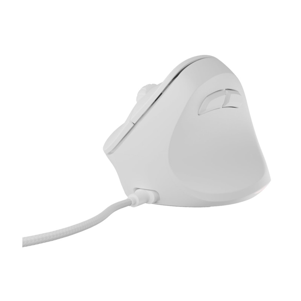 Produktbild för Natec CRAKE 2 PRO - vertikal mus - USB - vit