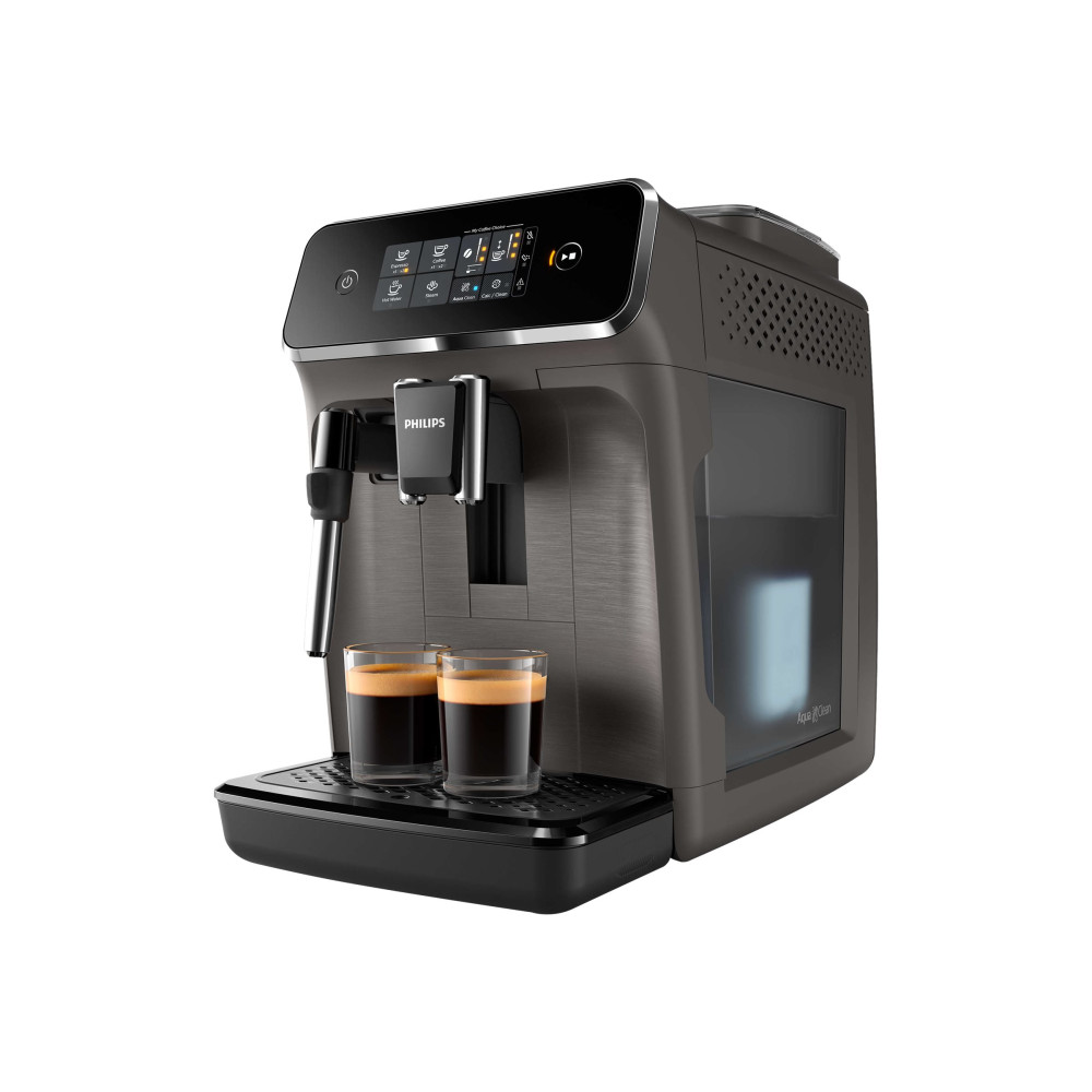 Produktbild för Philips Series 2200 EP2224 - automatisk kaffekokare med mjölkskummare - 15 bar - kashmirgrå