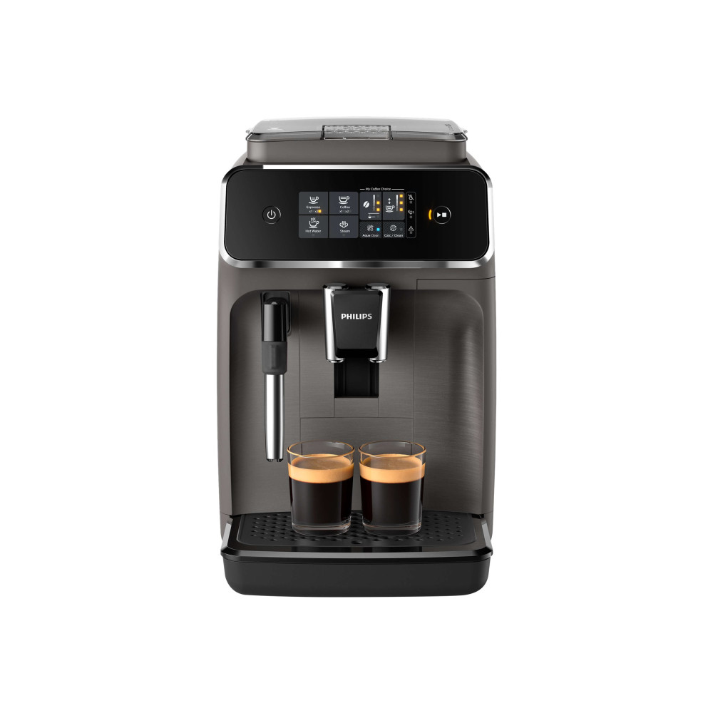 Produktbild för Philips Series 2200 EP2224 - automatisk kaffekokare med mjölkskummare - 15 bar - kashmirgrå