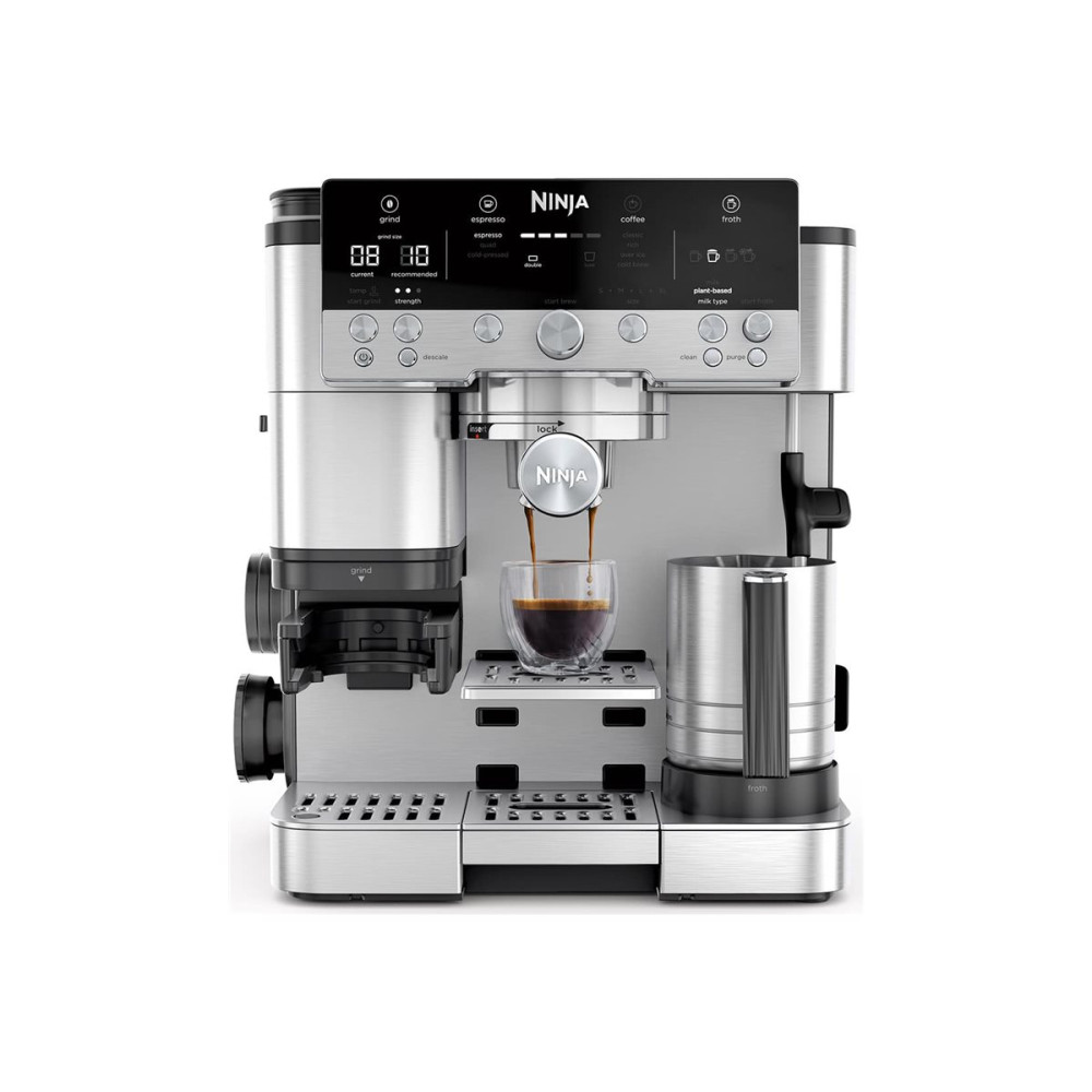 Produktbild för Ninja Luxe Café Premier ES601EU - automatisk kaffekokare med mjölkskummare - silver