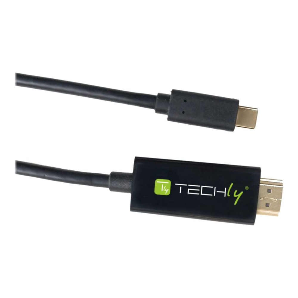 Produktbild för TECHly video- / ljud- / datakabel - HDMI / USB - 2 m