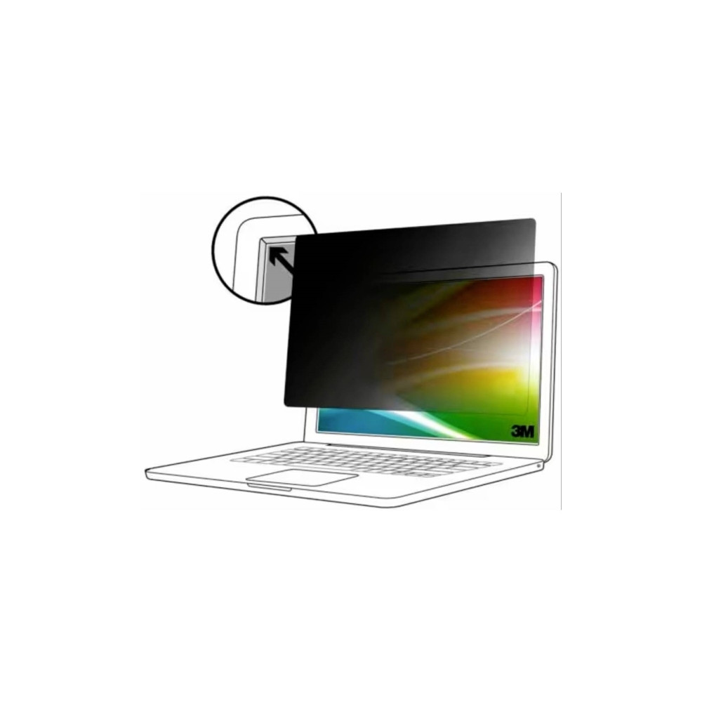 Produktbild för 3M - sekretessfilter till bärbar dator - ljus skärm, 16:9
