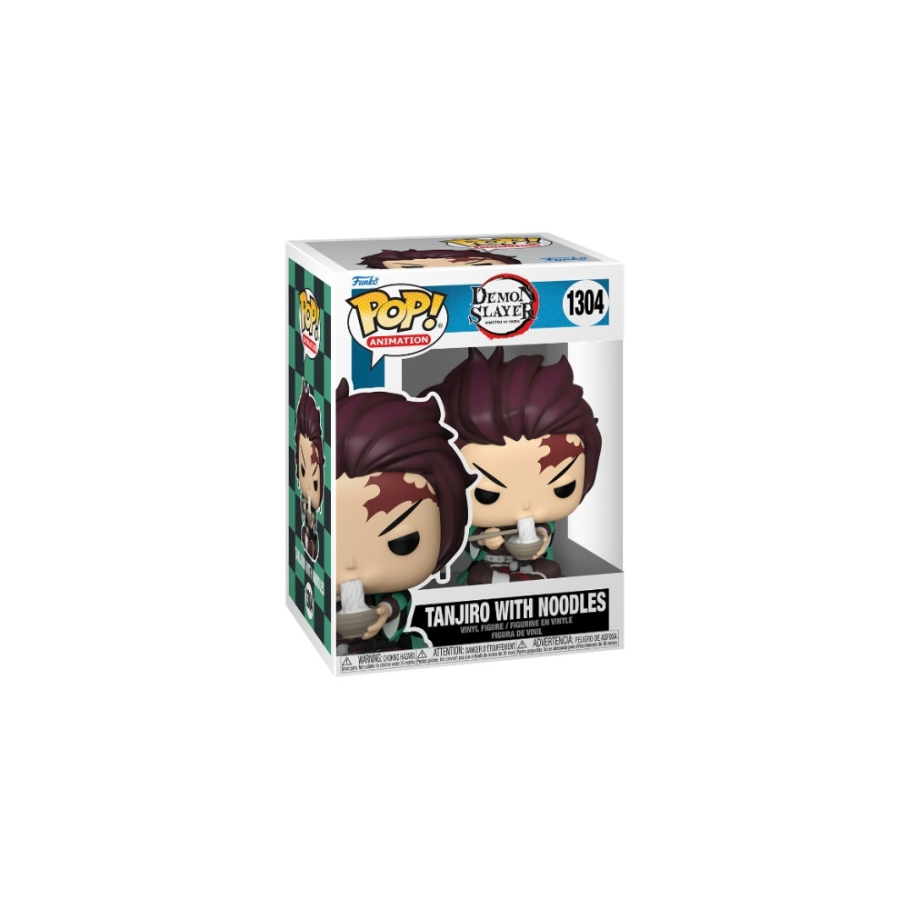 Produktbild för FUNKO POP! Vinylfigur: Demon Slayer – Tanjiro with Noodles,...