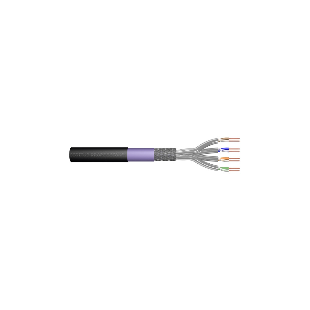 Produktbild för DIGITUS Professional bulkkabel - svart, RAL 9005