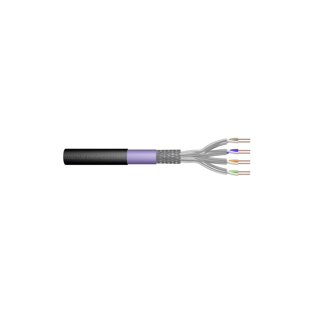 Produktbild för DIGITUS Professional bulkkabel - svart, RAL 9005