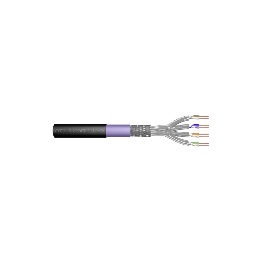 Produktbild för DIGITUS Professional bulkkabel - svart, RAL 9005