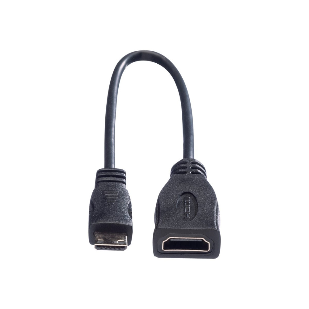 Produktbild för Roline HDMI-kabel med Ethernet - 15 cm