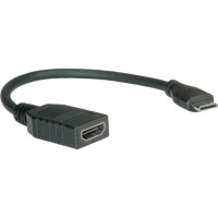 Produktbild för Roline HDMI-kabel med Ethernet - 15 cm