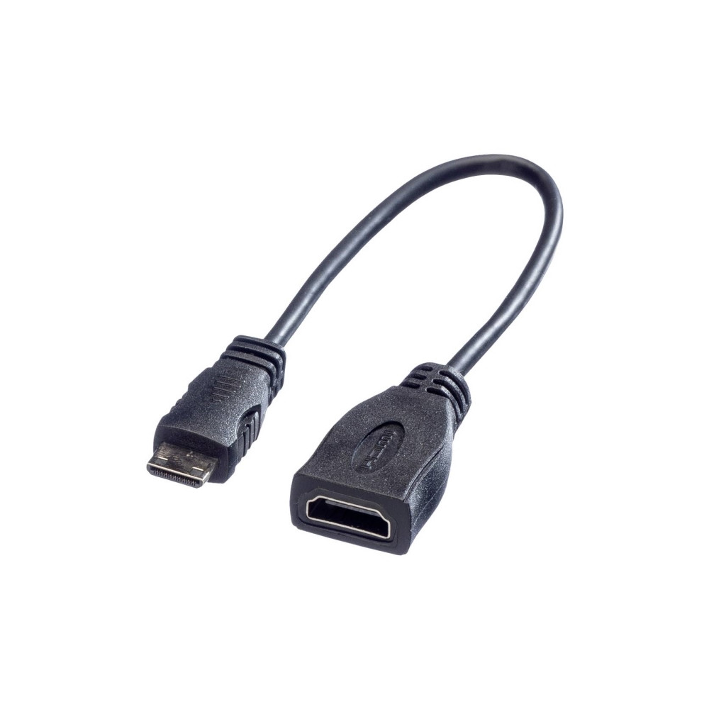 Produktbild för Roline HDMI-kabel med Ethernet - 15 cm