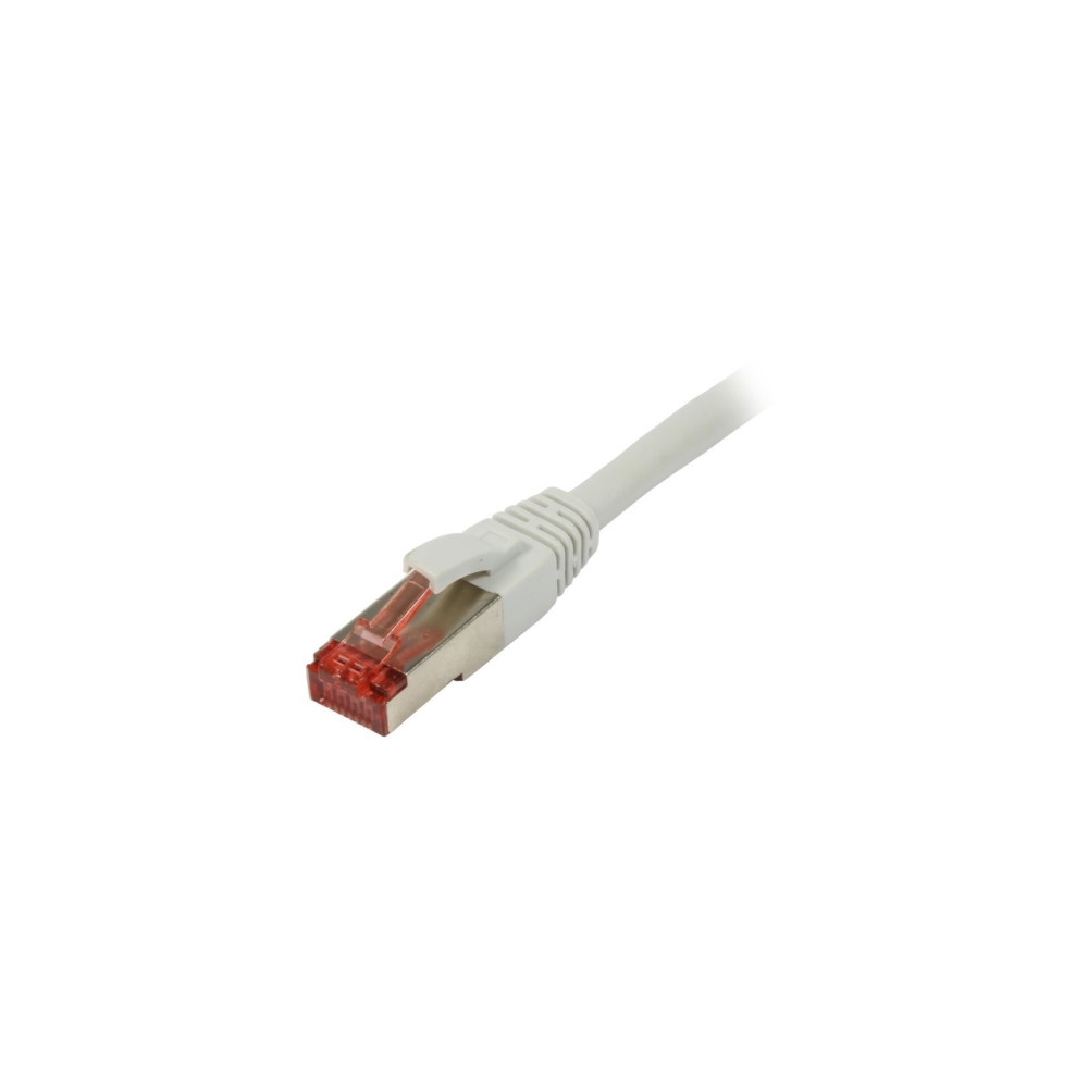 Produktbild för Patchkabel RJ45 CAT6 250 MHz 10 m grå SSTPSFTP Superflex Syn...