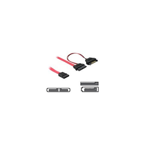 DeLOCK Delock SATA Slimline ALL-in-One cable - SATA-kabel - 50 cm