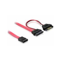 Produktbild för Delock SATA Slimline ALL-in-One cable - SATA-kabel - 50 cm