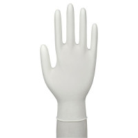 Produktbild för Undersökningshandske, ABENA Classic Protect, XL, vit, nitril...