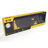 Produktbild för Tracer GAMEZONE Hornet - sats med tangentbord och mus - mekaniskt compact Inmatningsenhet
