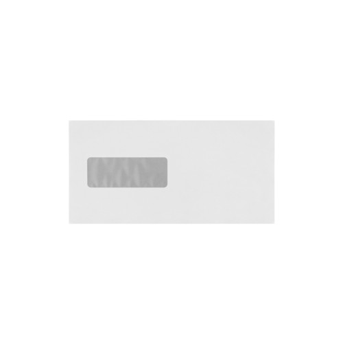 BNTOFFICE Kuverter M65 m/rude 90g Peel & Seal 110x220 mm hvid