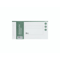 Produktbild för Kuverter M65 m/rude 90g Peel & Seal 110x220 mm hvid