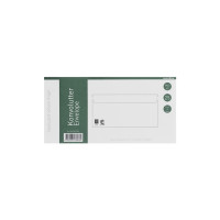 Produktbild för Kuverter M65 m/rude 90g Peel & Seal 110x220 mm hvid