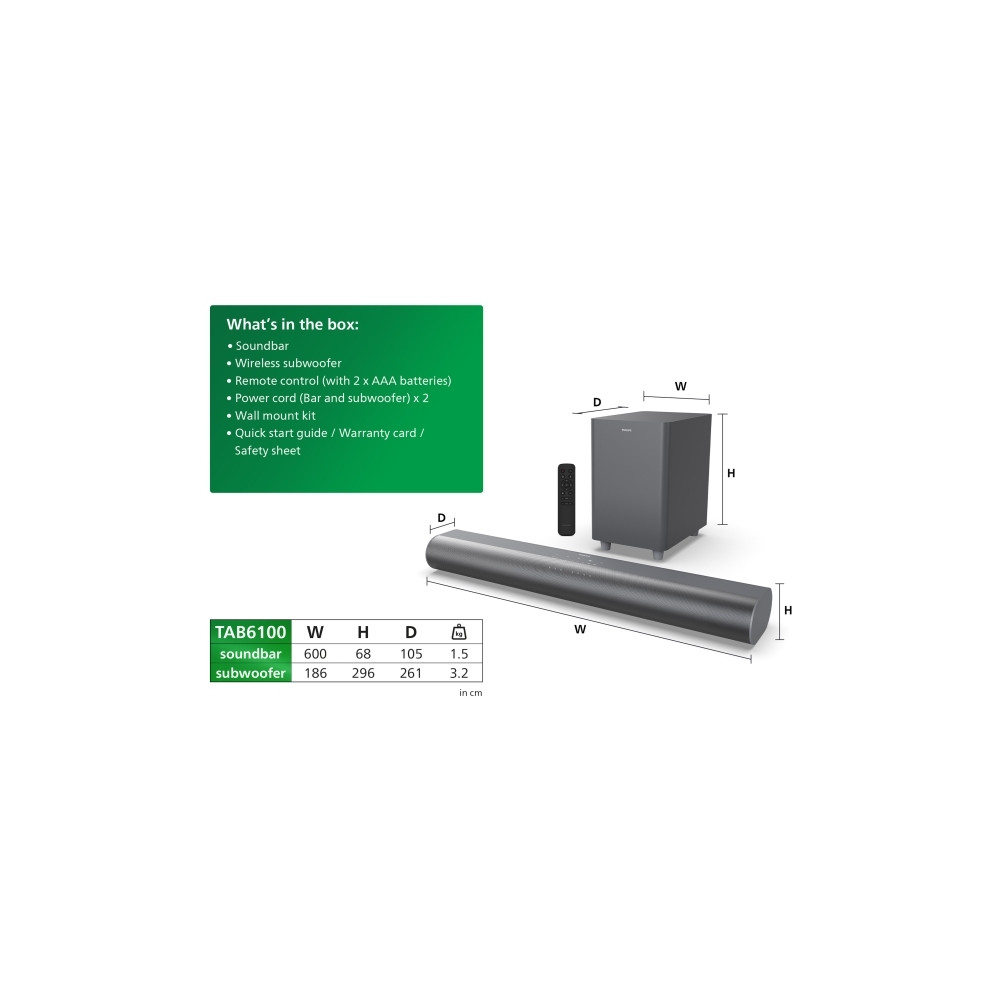Produktbild för Philips TAB6100