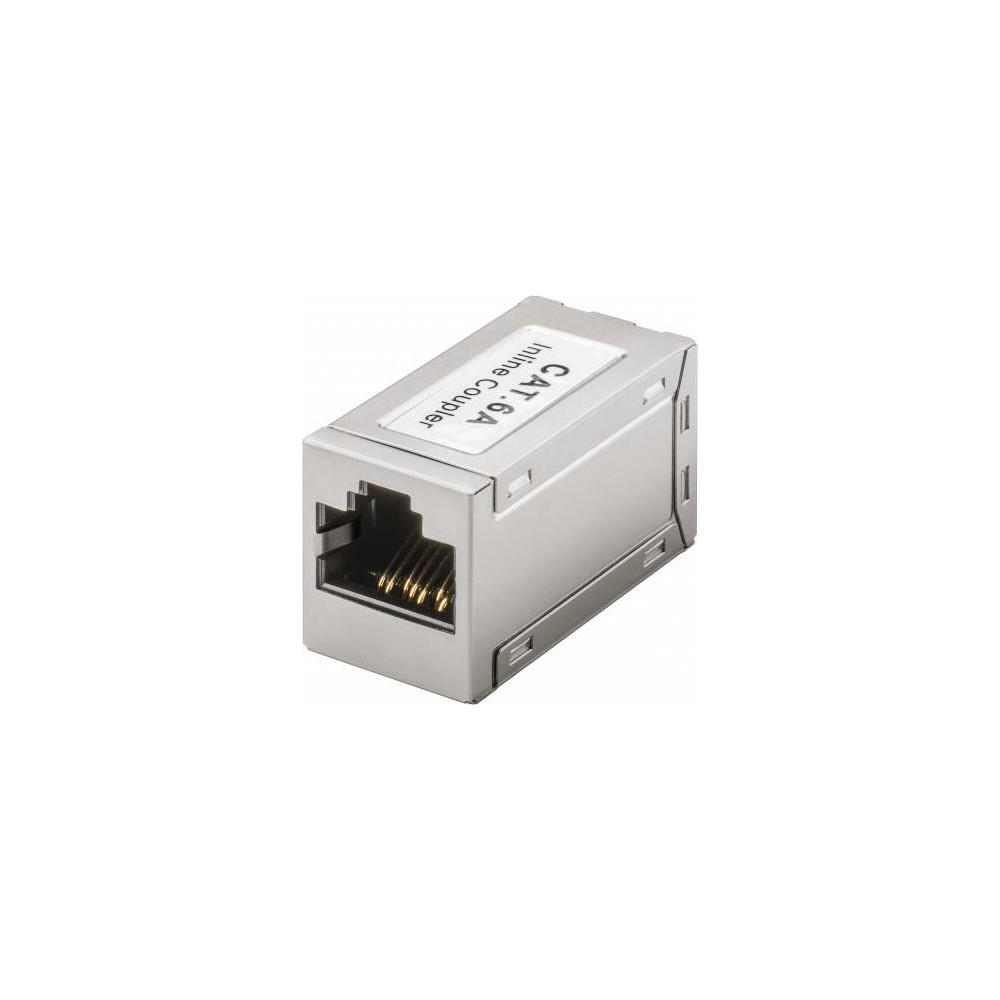 Produktbild för Goobay 72499, Platt, Metallisk, RJ-45, RJ-45, Hona, Hona-kon...
