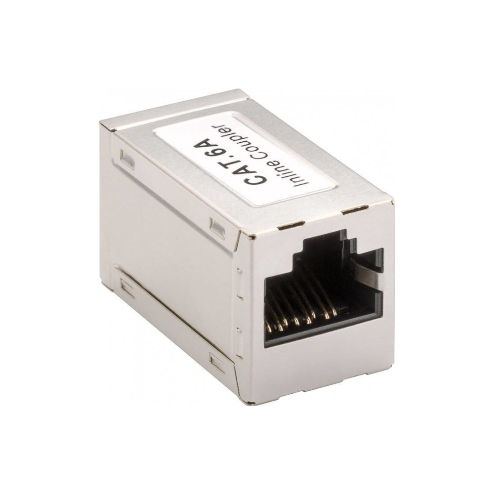 Produktbild för Goobay 72499, Platt, Metallisk, RJ-45, RJ-45, Hona, Hona-kon...
