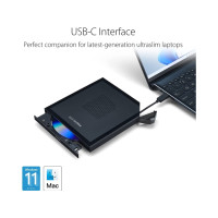 Produktbild för ASUS ZenDrive U8M SDRW-08U8M-U - DVD±RW-enhet (±R DL) - USB-C - extern