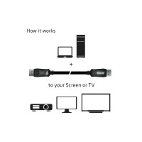 Produktbild för Club 3D - DisplayPort-kabel - DisplayPort till DisplayPort - 2 m