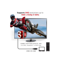 Produktbild för Club 3D - DisplayPort-kabel - DisplayPort till DisplayPort - 2 m