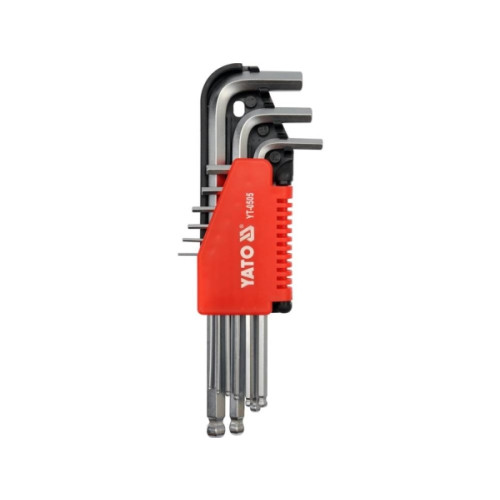 YATO Yato YT-0505, Insexnycklar med L-handtag, set, Metrisk, 9 st...