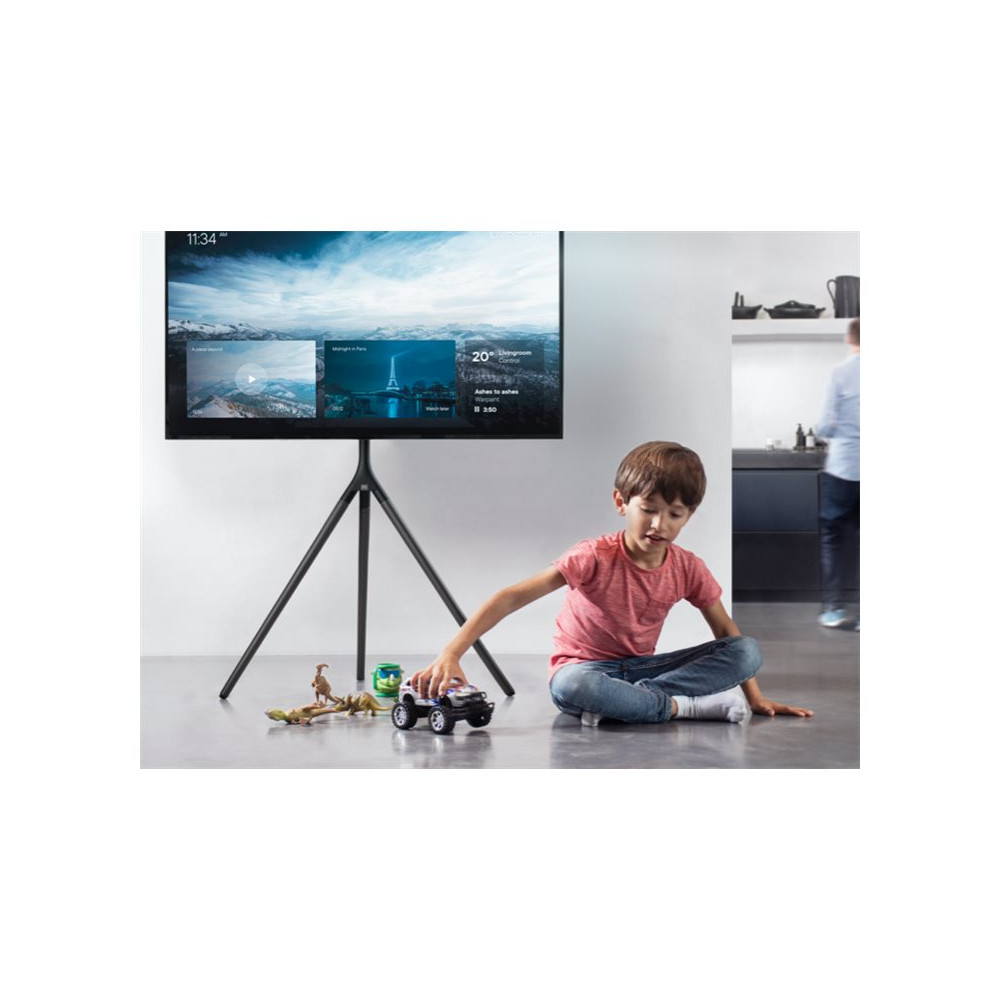 Produktbild för One For All WM 7461 ställ - stativ - för LCD-display - full metal - titangrå