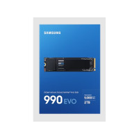 Produktbild för Samsung 990 EVO MZ-V9E2T0BW - SSD - 2 TB - PCIe 5.0 x2 (NVMe)