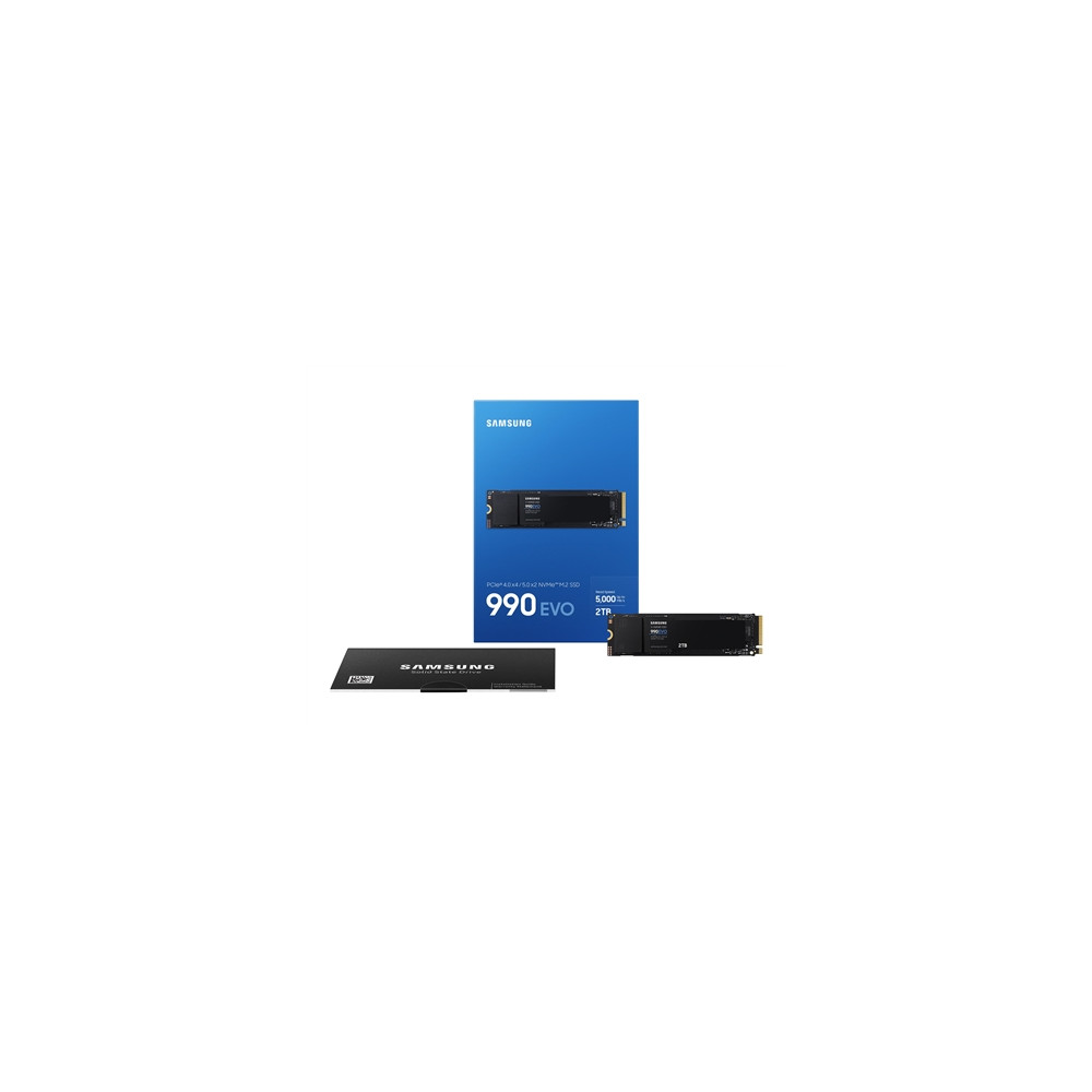 Produktbild för Samsung 990 EVO MZ-V9E2T0BW - SSD - 2 TB - PCIe 5.0 x2 (NVMe)