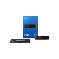 Produktbild för Samsung 990 EVO MZ-V9E2T0BW - SSD - 2 TB - PCIe 5.0 x2 (NVMe)
