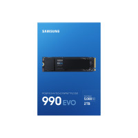 Produktbild för Samsung 990 EVO MZ-V9E2T0BW - SSD - 2 TB - PCIe 5.0 x2 (NVMe)