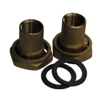 Produktbild för Grundfos mässings unionsventilsats 1 1/2'' muff x 3/4'' hyls...