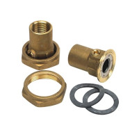 Produktbild för Grundfos mässings unionsventilsats 1 1/2'' muff x 3/4'' hyls...