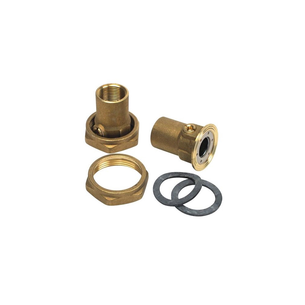 Produktbild för Grundfos mässings unionsventilsats 1 1/2'' muff x 3/4'' hyls...