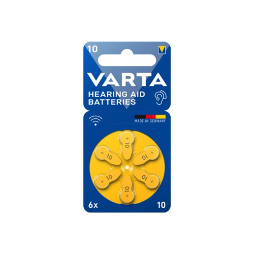 Varta Varta batteri - hörapparat - 6 x PR70 / 10 - primär zinkluft