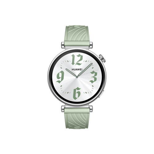 Huawei Huawei Watch GT 4 - rostfritt stål - smart klocka med rem - smaragdgrön - grön