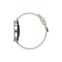 Produktbild för Huawei Watch GT 4 - rostfritt stål - smart klocka med rem - smaragdgrön - grön