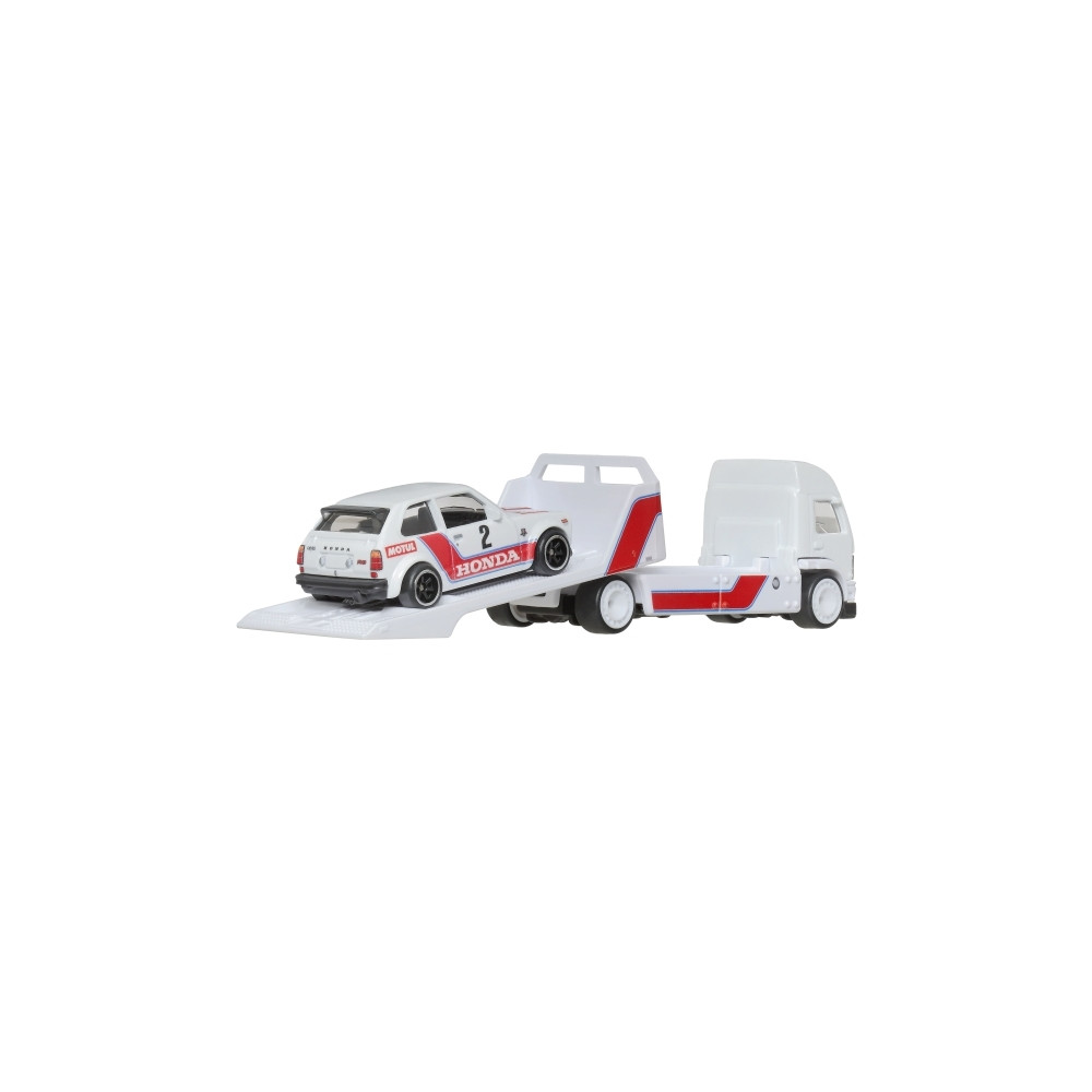 Produktbild för Hot Wheels 73 Honda Civic Custom, Biltransport, 3 År, Metall...